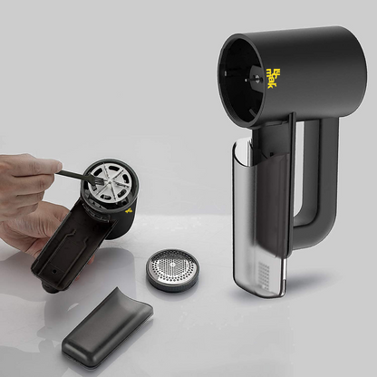 Aparat electric pentru indepartarea scamelor, Lucmark, Model B7, Acumulator, Portabil, Baterie 2000 mAh, 6000-8000 rot/min, Negru