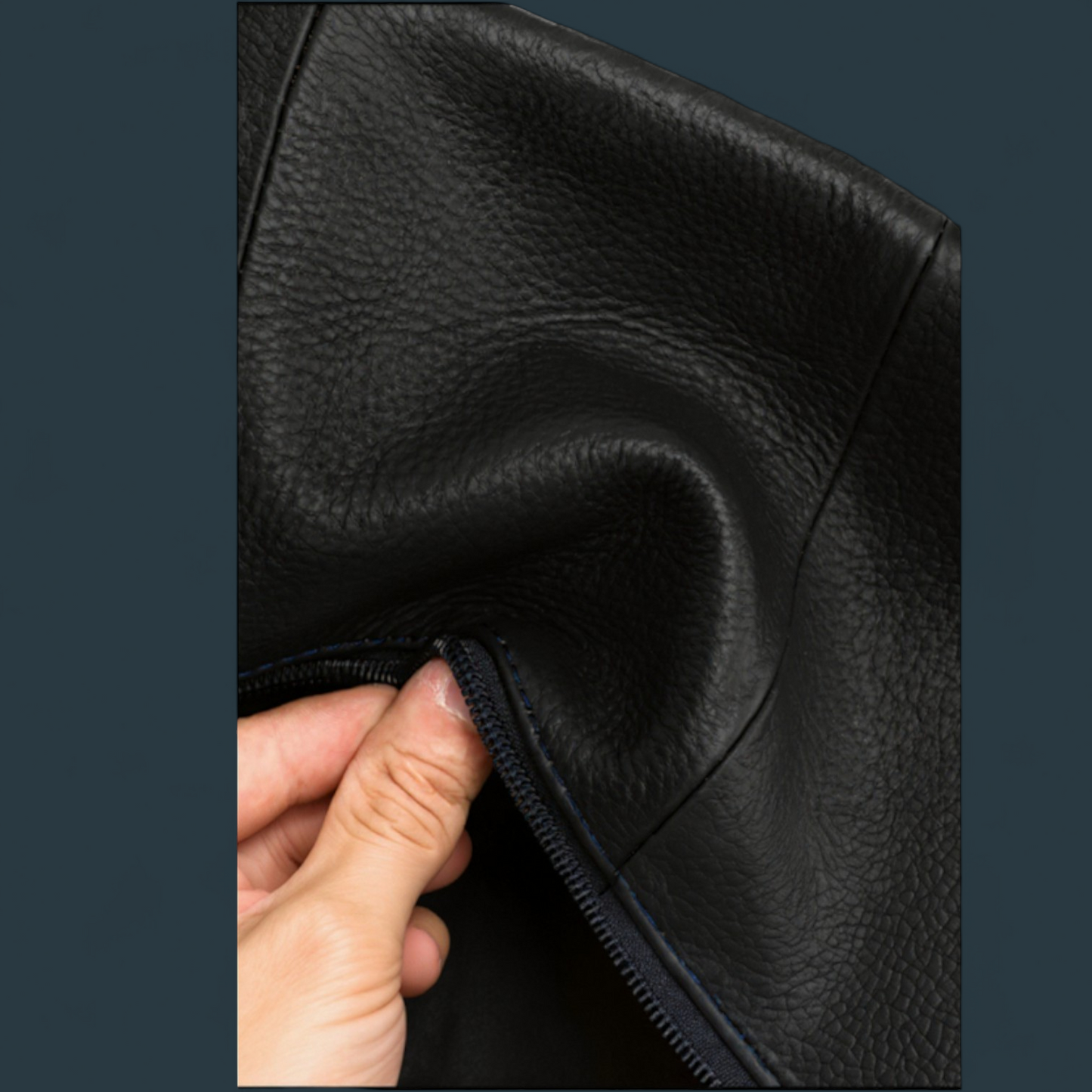 Geanta dama din piele naturala, Lucmark, design practic, compartimentare eficienta, curea reglabila, dimensiuni 24 x 10 x 18 cm, negru